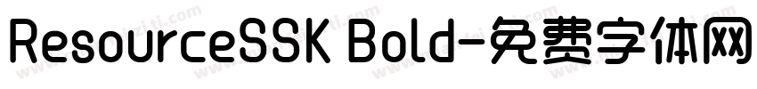 ResourceSSK Bold字体转换